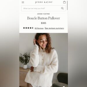 Jenni Kayne Boucle Button Pullover